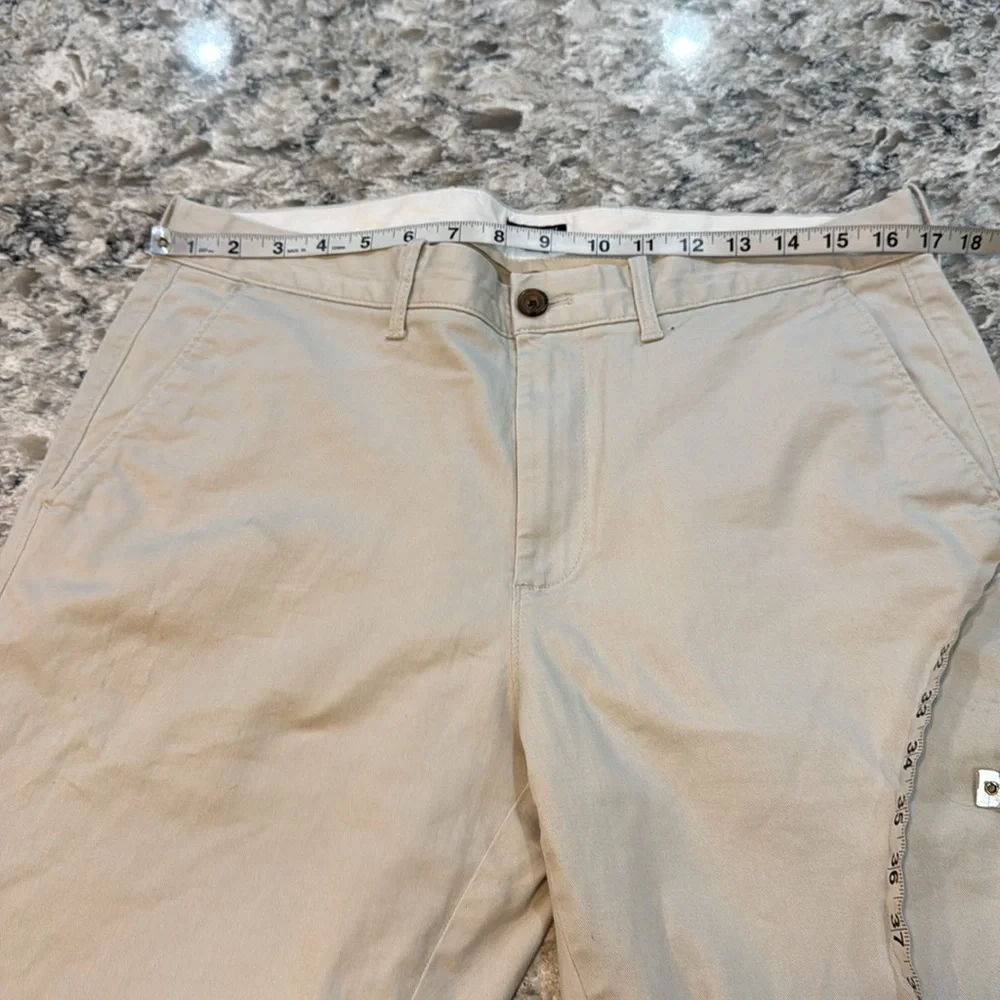 J.Crew Flex Straight Chino Pants Men’s 34x30 Ivory Stretch Casual Khaki